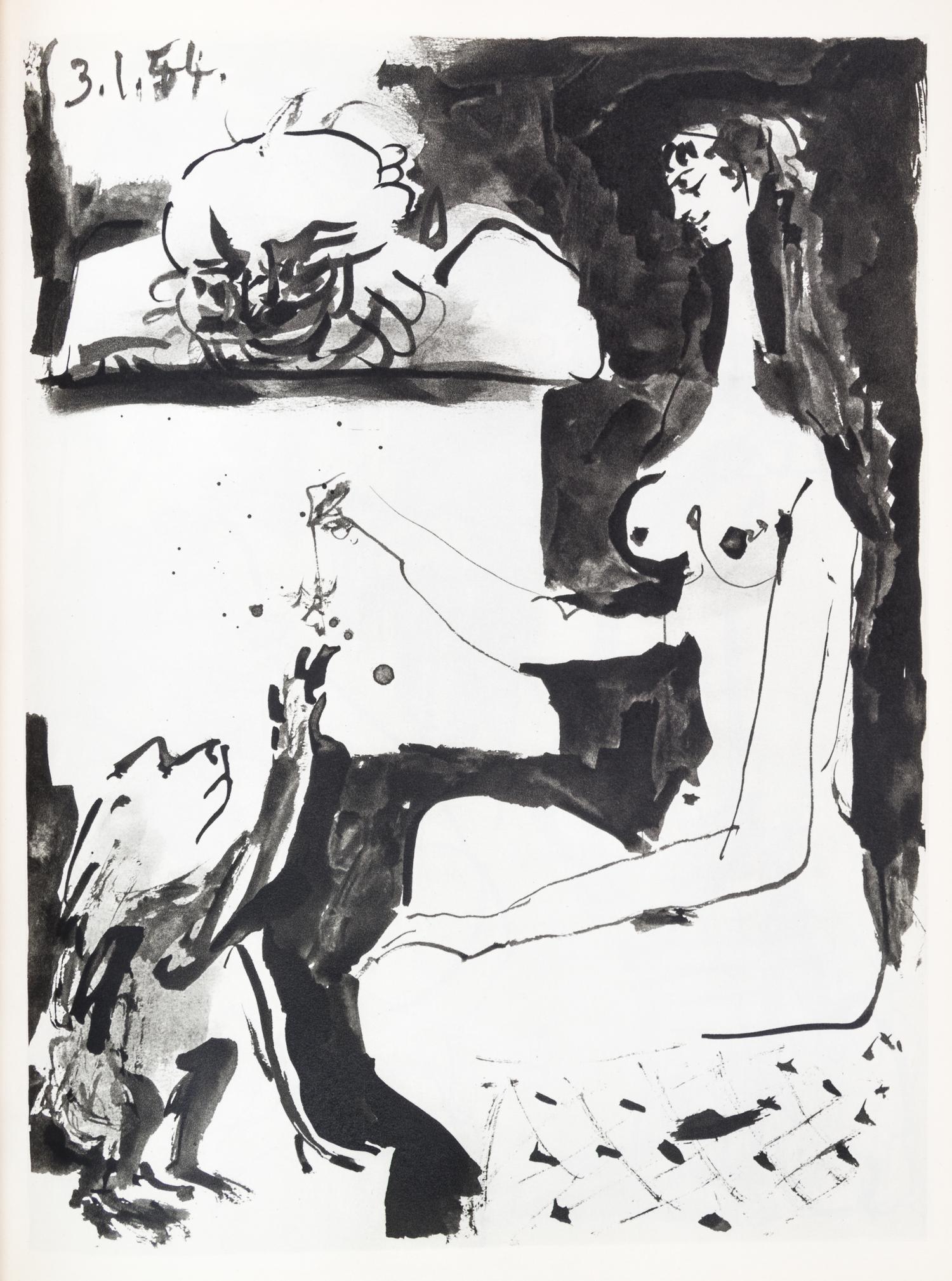 PICASSO, PABLO. Picasso and the Human Comedy. New York, (1954). With 12 lithos.