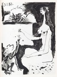 PICASSO, PABLO. Picasso and the Human Comedy. New York, (1954). With 12 lithos.