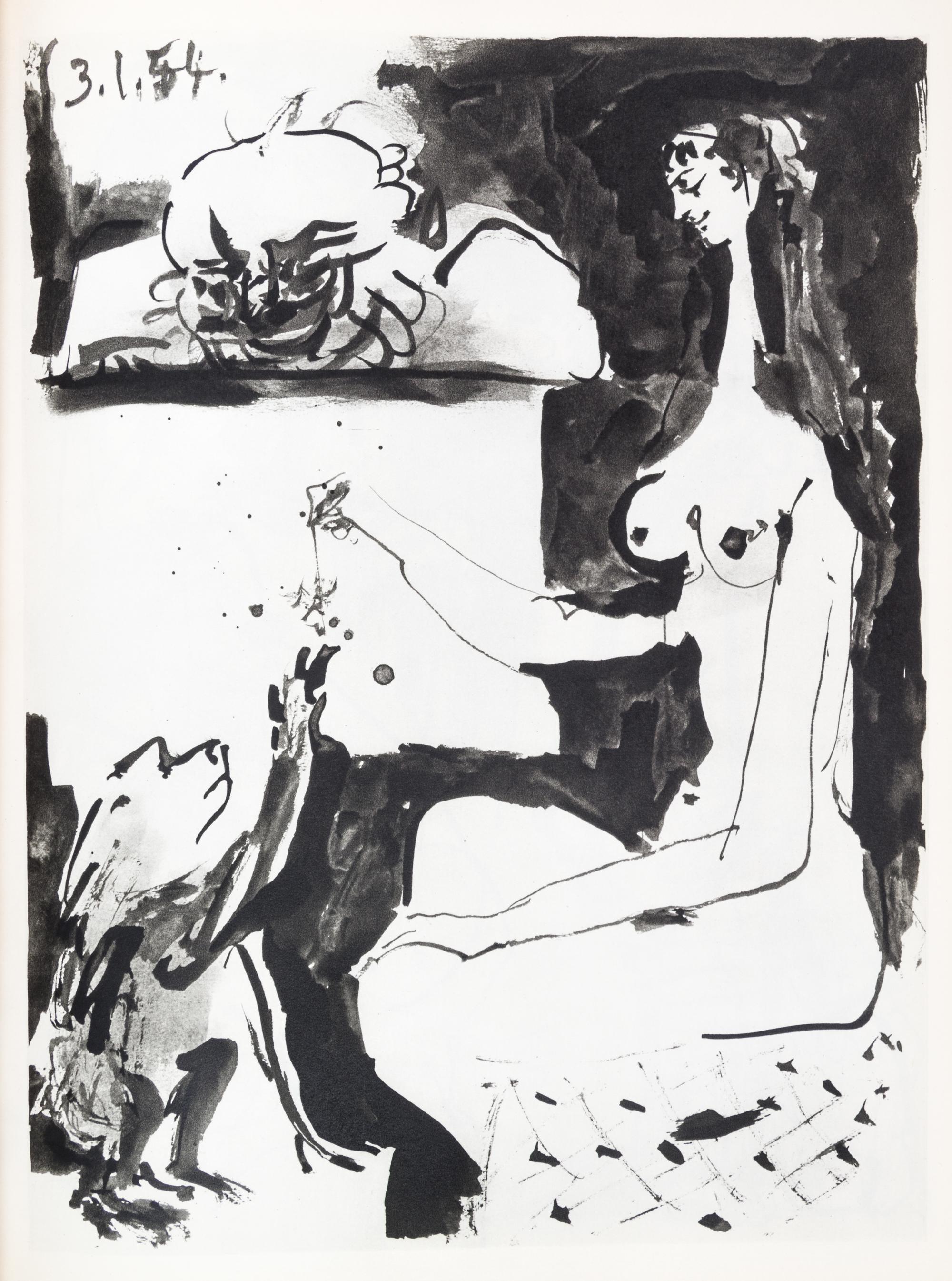 PICASSO, PABLO. Picasso and the Human Comedy. New York, (1954). With 12 lithos.