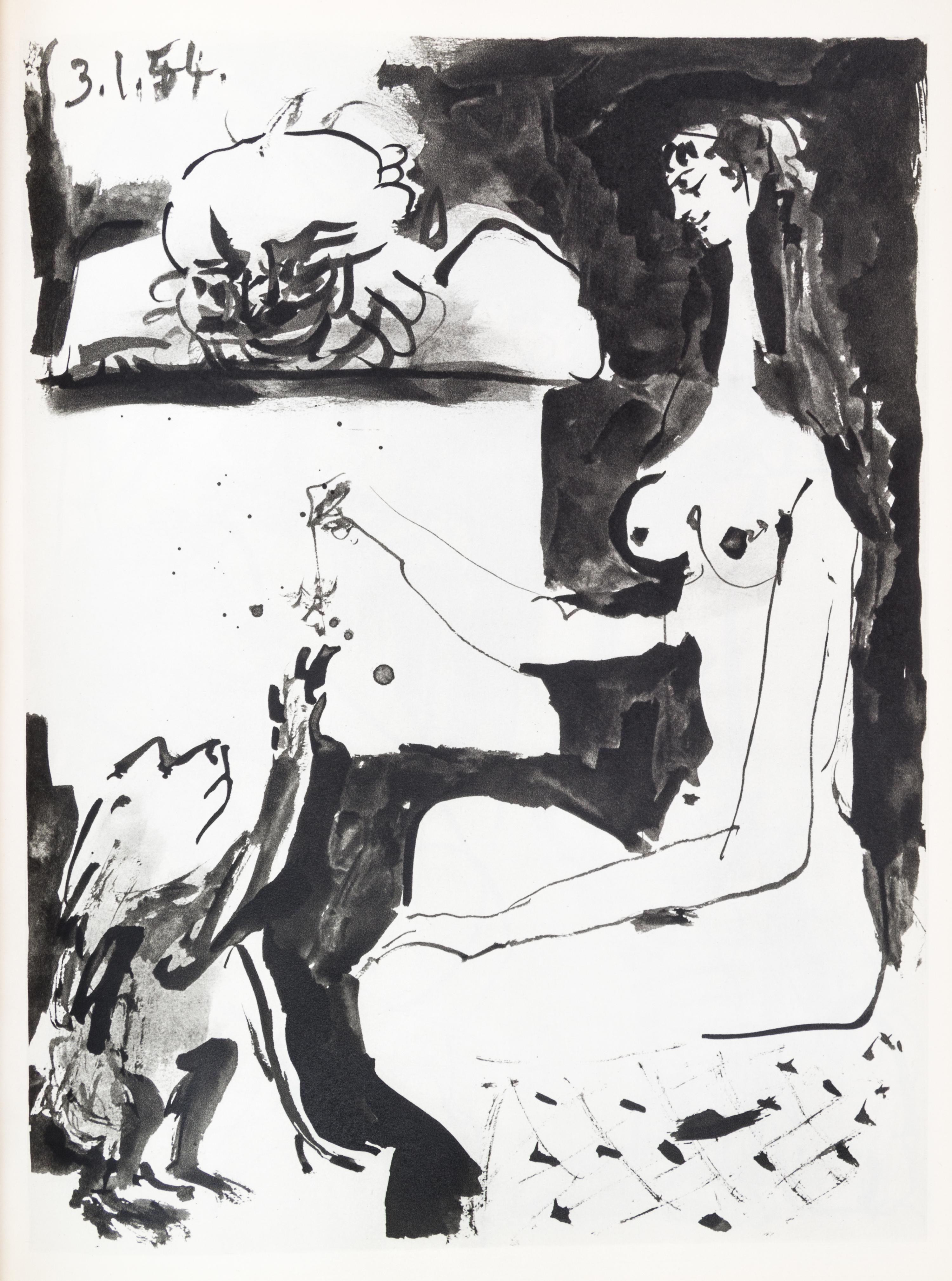 PICASSO, PABLO. Picasso and the Human Comedy. New York, (1954). With 12 lithos.