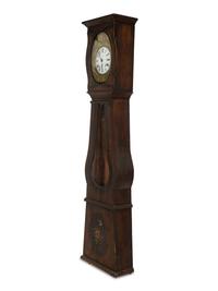 A French Polychrome Painted Comtoise Clock