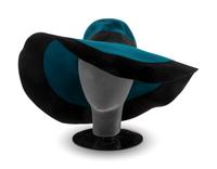 12 Assorted Hats and a Pair of Feathered Cuffs, 1970-2000s