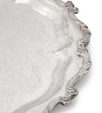 A Group of Silver-Plate Serving Pieces