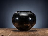 Ohkay Owingeh Blackware Pottery Olla