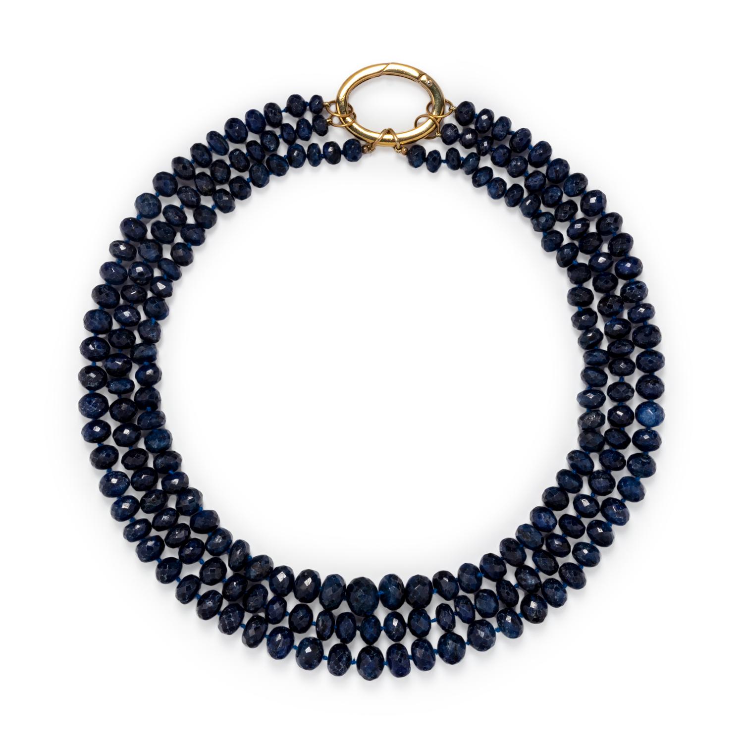 KYANITE BEAD NECKLACE