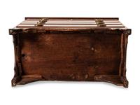 A Federal Mahogany and Satinwood-Inlaid Marquetry Fall Front Secretary Desk