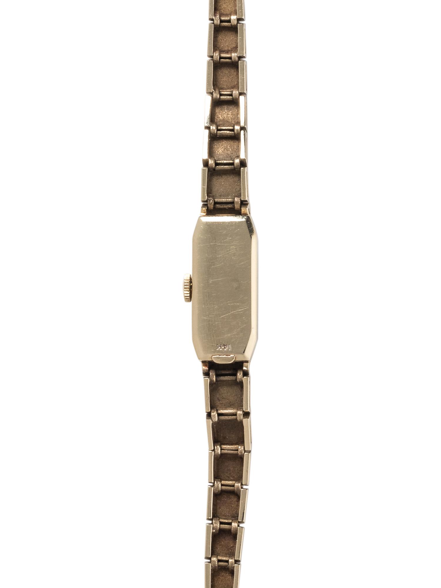 14K YELLOW GOLD WRISTWATCH