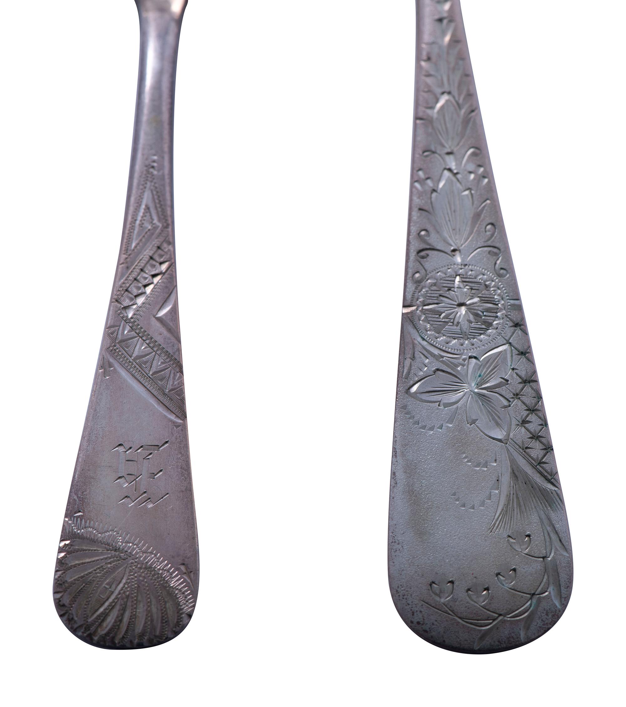 Thirty-Six American Silver Spoons