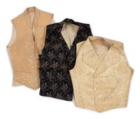 Three Men's 19th Century Waistcoats/Vests, 1840-1860