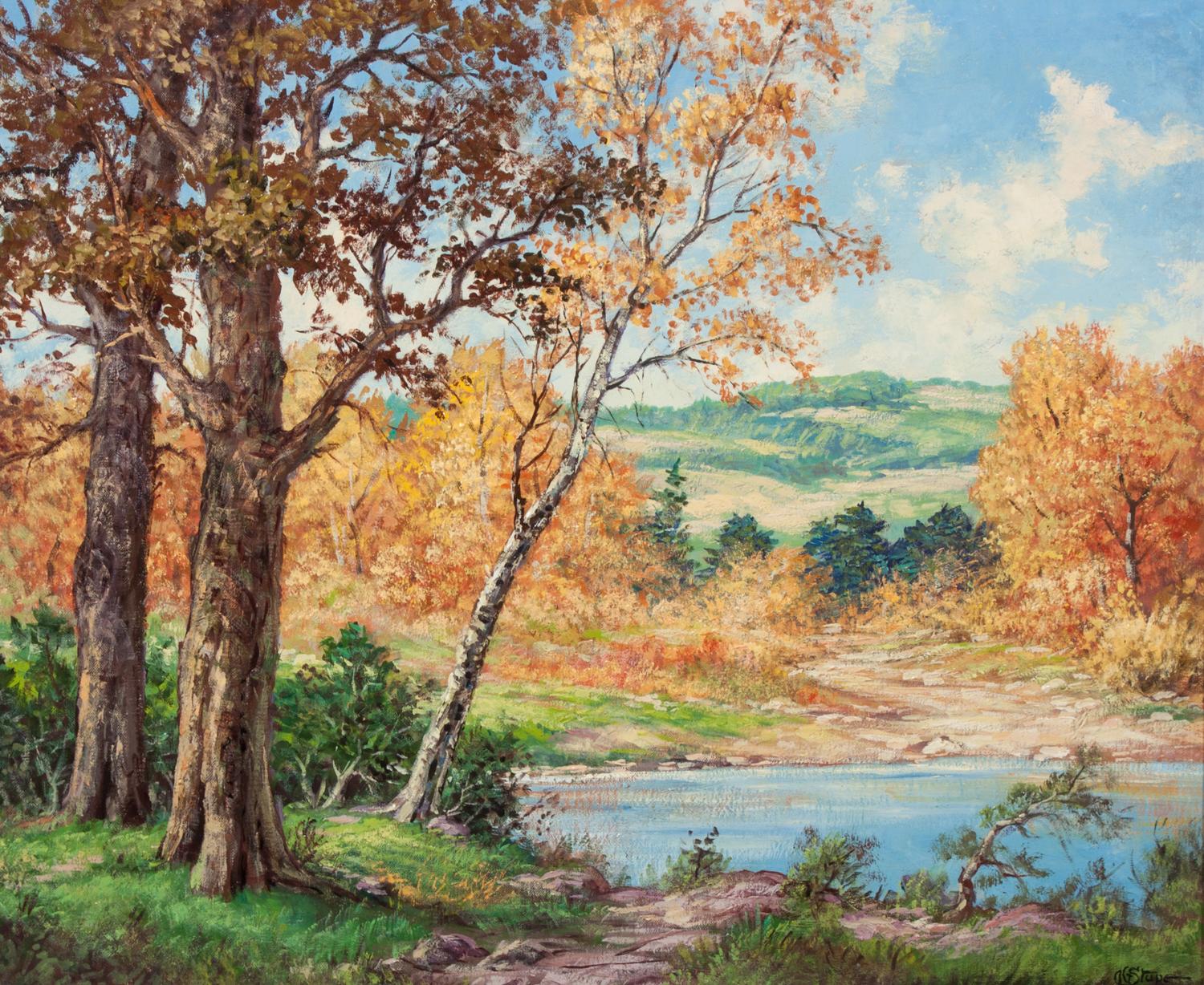 Alvin G. Stupe, (American, b. 1878), Autumn Landscape