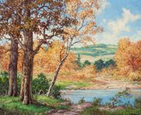 Alvin G. Stupe, (American, b. 1878), Autumn Landscape