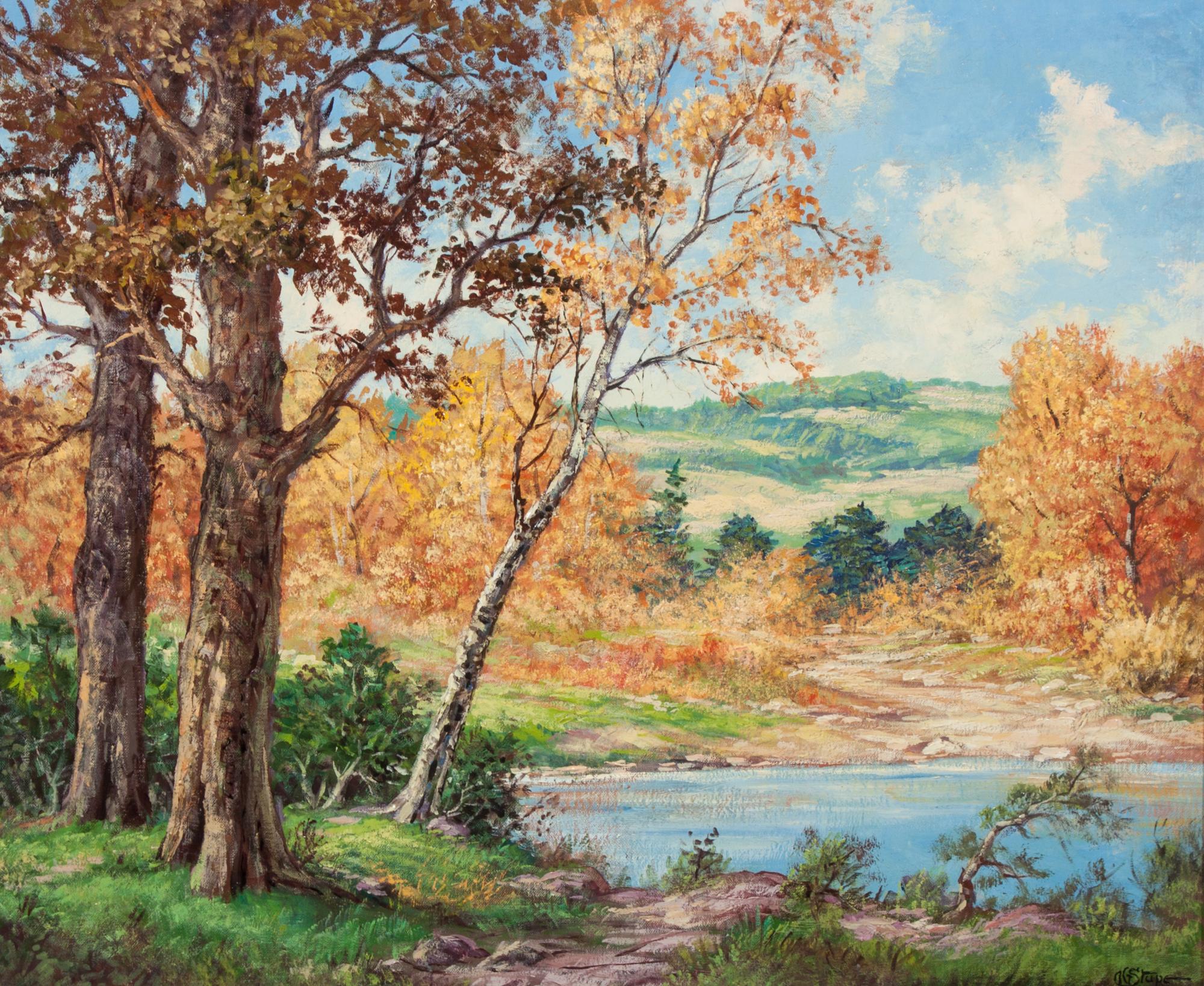 Alvin G. Stupe, (American, b. 1878), Autumn Landscape