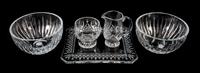 A Group of Five Waterford Glass Articles Length of tray 10 1/4 inches. — 20TH CENTURY