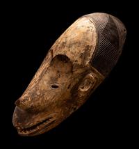 A Bamana Kore Society Wood Mask