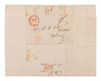 [ENSLAVEMENT]. Letter directing conveyance of slaves via wagon driven by a "Black man." TN, 1841.