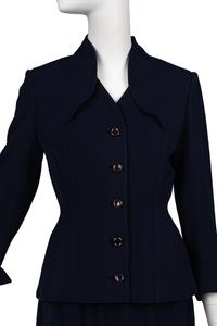 Two Jacques Fath Items: One Skirt Suit, One Dress, 1940-50s
