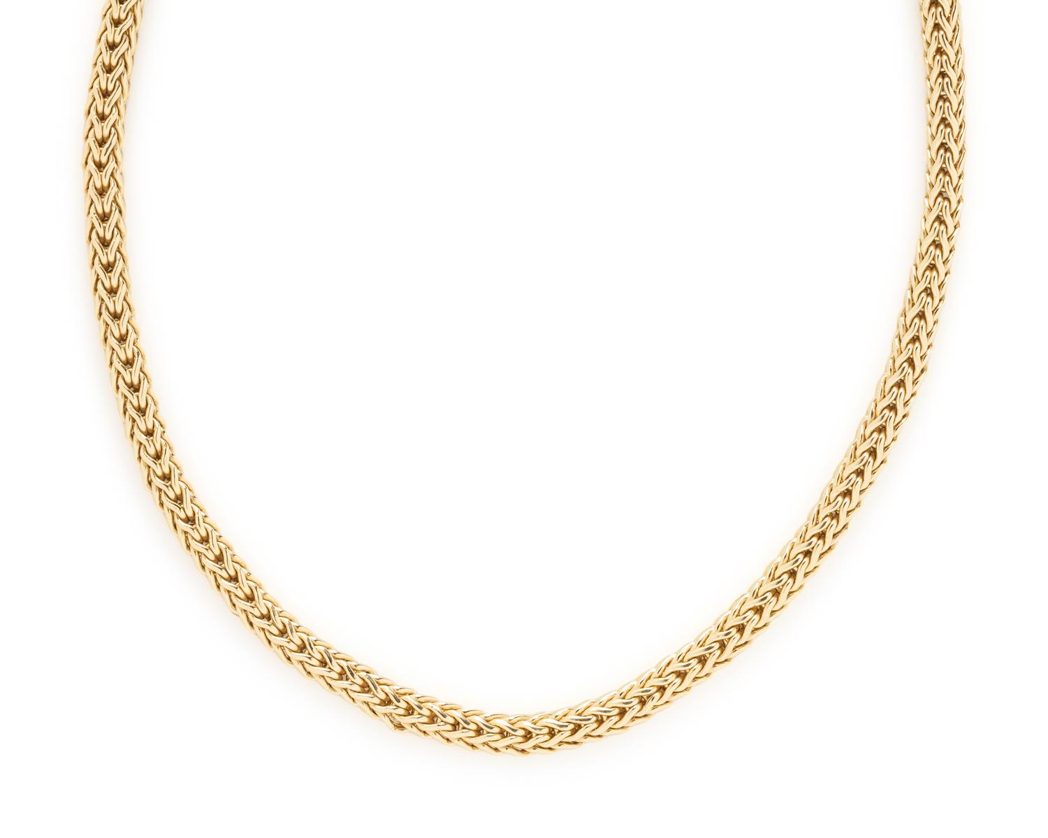 YELLOW GOLD NECKLACE