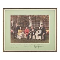 [Presidential] Johnson, Lyndon B. and Lady Bird Johnson. Group of Three Inscribed Photographs