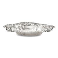 An American Silver Floral Repousse Bowl