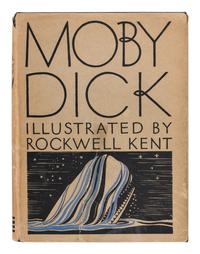 MELVILLE, Herman (1819-1891). -- KENT, Rockwell (1882-1971), illustrator. Moby Dick; Or, the Whale . New York: Random House, 1930.