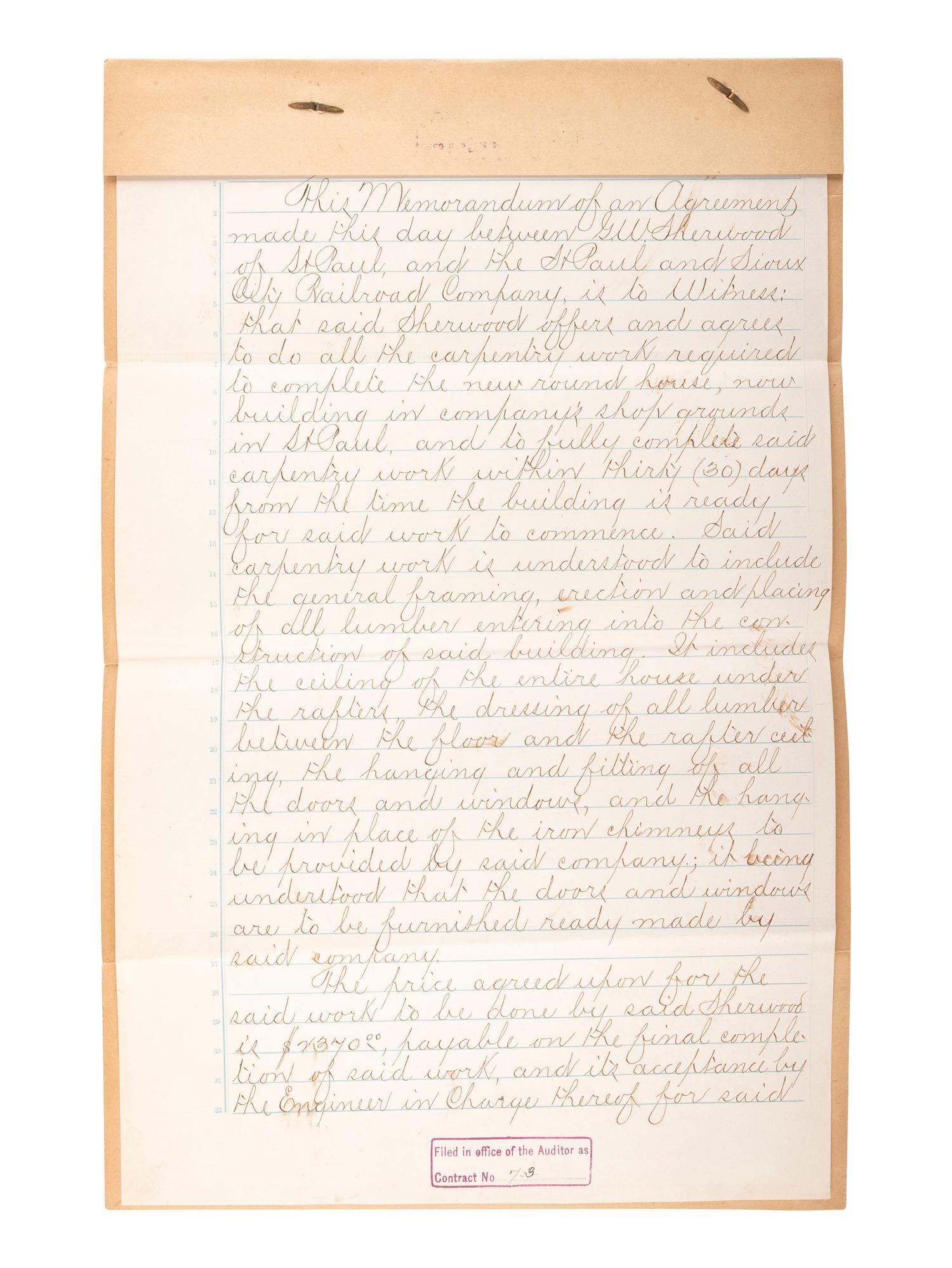 [CIVIL WAR]. Judson W. Bishop, 2nd Minnesota Infantry, Civil War archive incl. typed transcription of letters dating from 1861-1865 and related documents.