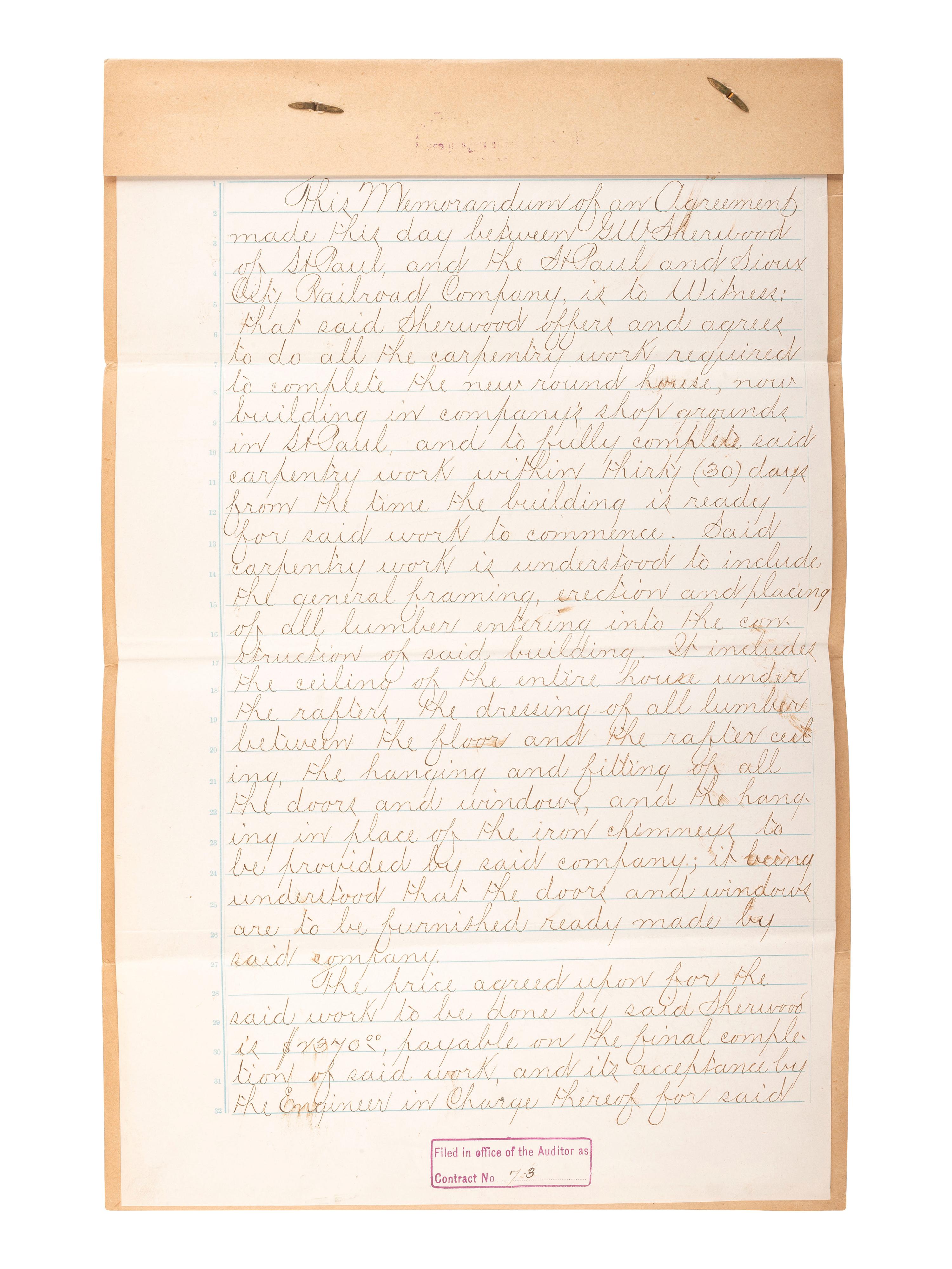 [CIVIL WAR]. Judson W. Bishop, 2nd Minnesota Infantry, Civil War archive incl. typed transcription of letters dating from 1861-1865 and related documents.