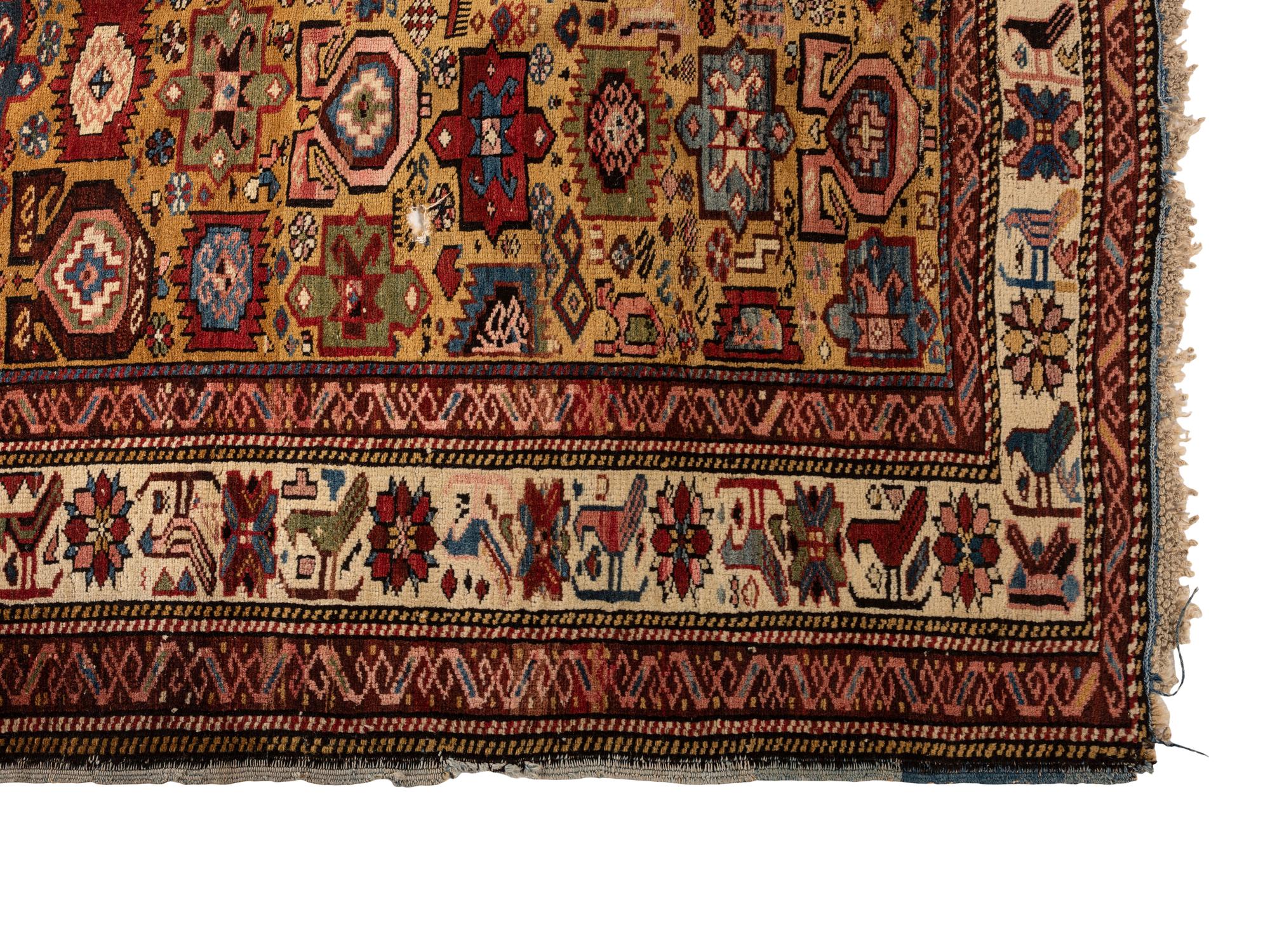 A Cloudband Kazak Rug