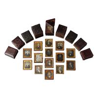 [Early Photograph] Group of 35 Sixth Plate Daguerreotypes of Men