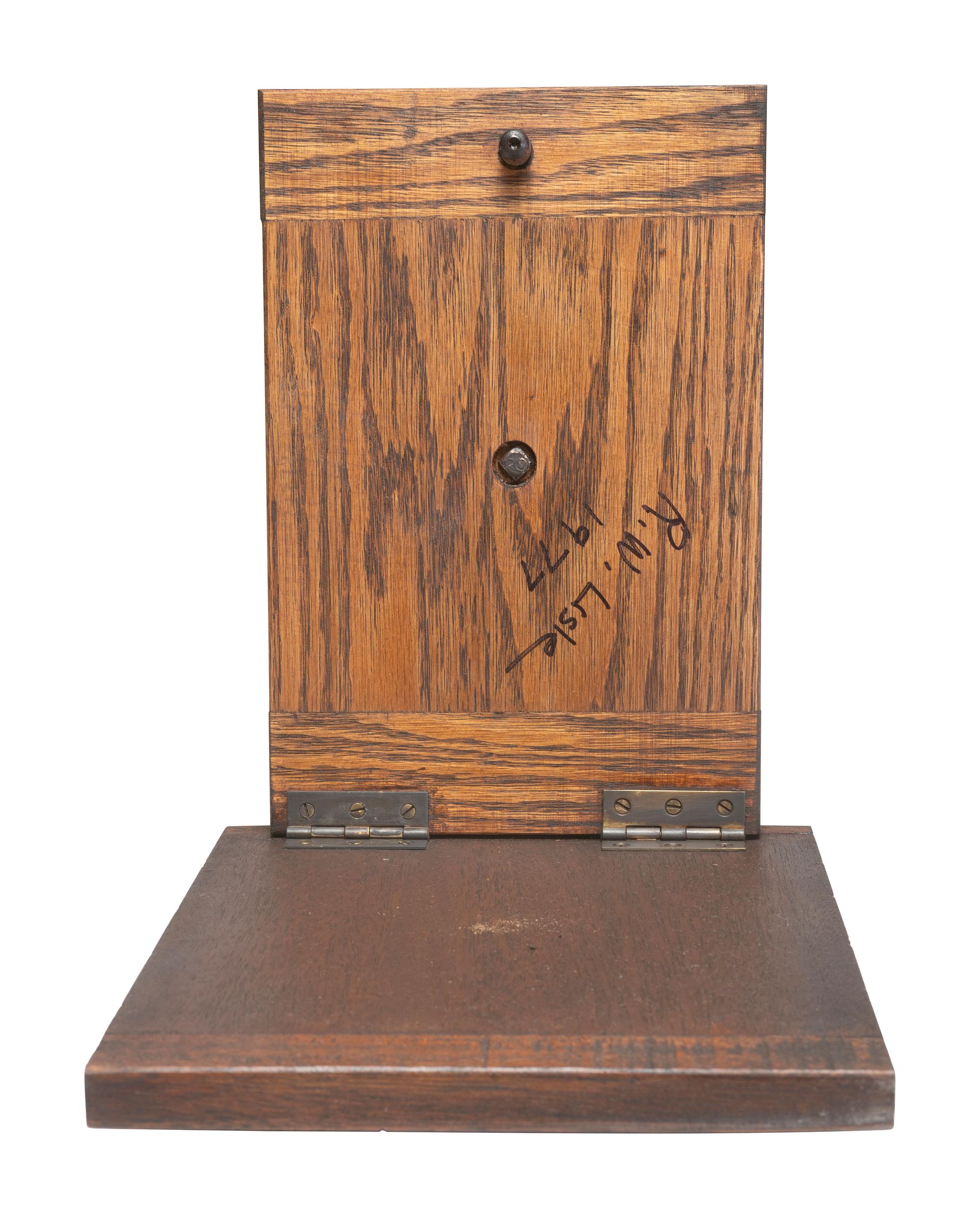 [EARLY PHOTOGRAPHY]. Two replica daguerreotype tripods made by Robert W. Lisle.