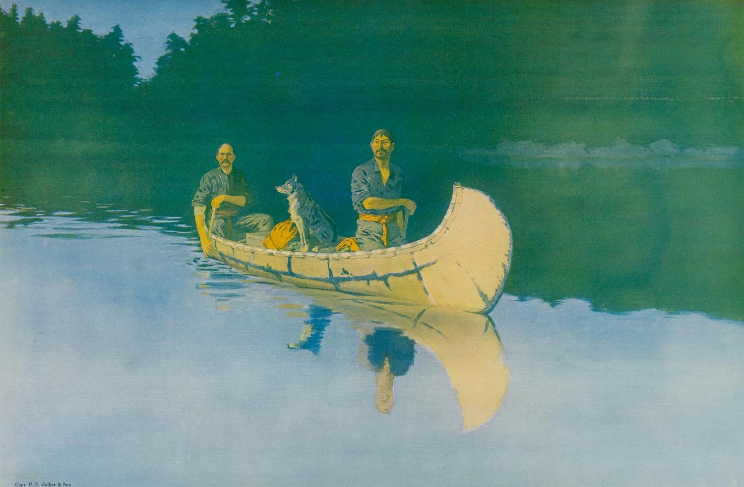 An Evening on a Canadian Lake