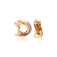 CARTIER, TRICOLOR GOLD 'TRINITY' EARRINGS