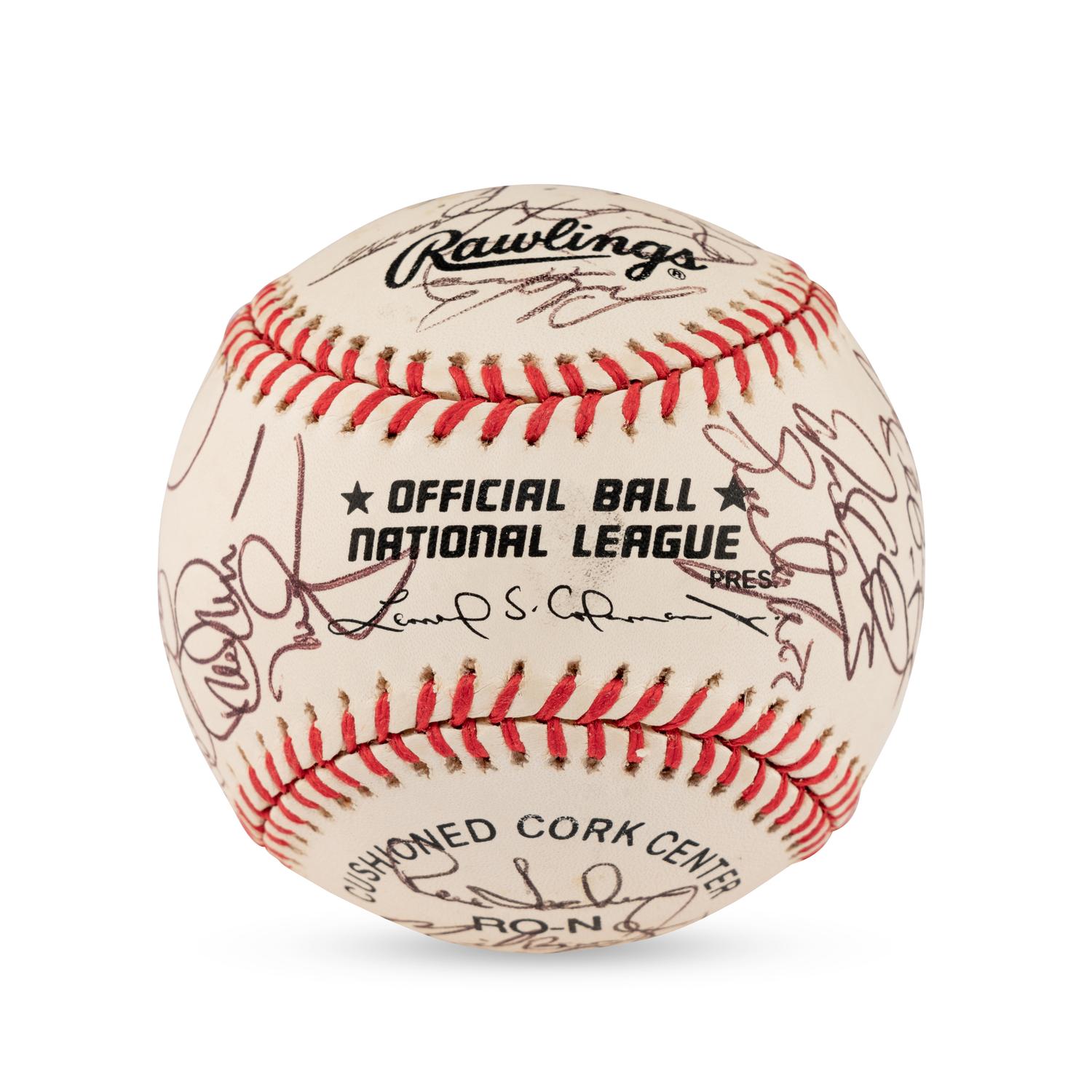 A 1997 St. Louis Cardinals Team Signed Autograph Baseball