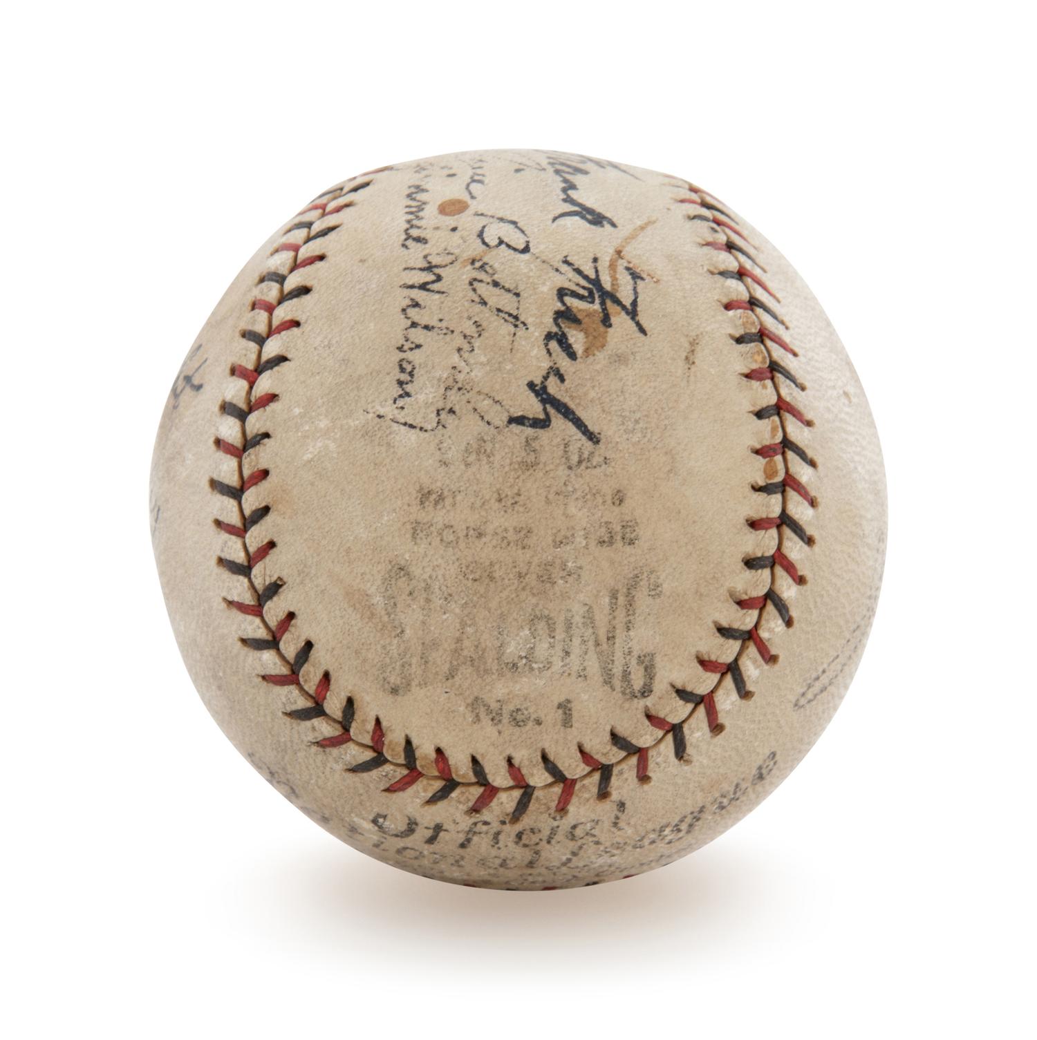 A 1930s St. Louis Cardinals Signed Baseball (Frank Frisch, Chick Hafey, Jim Bottomley)