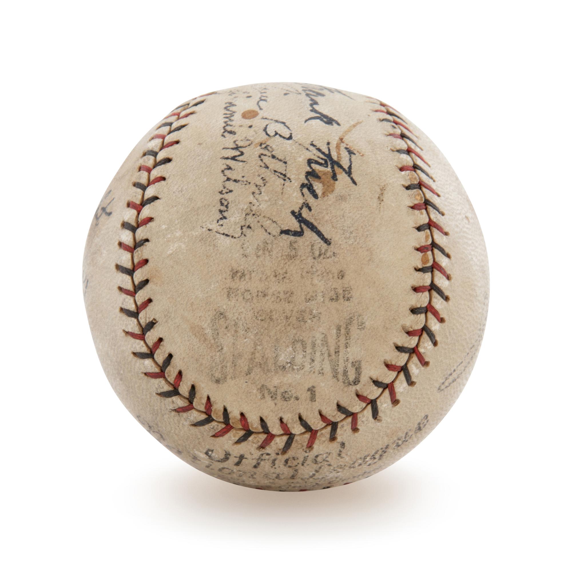 A 1930s St. Louis Cardinals Signed Baseball (Frank Frisch, Chick Hafey, Jim Bottomley)
