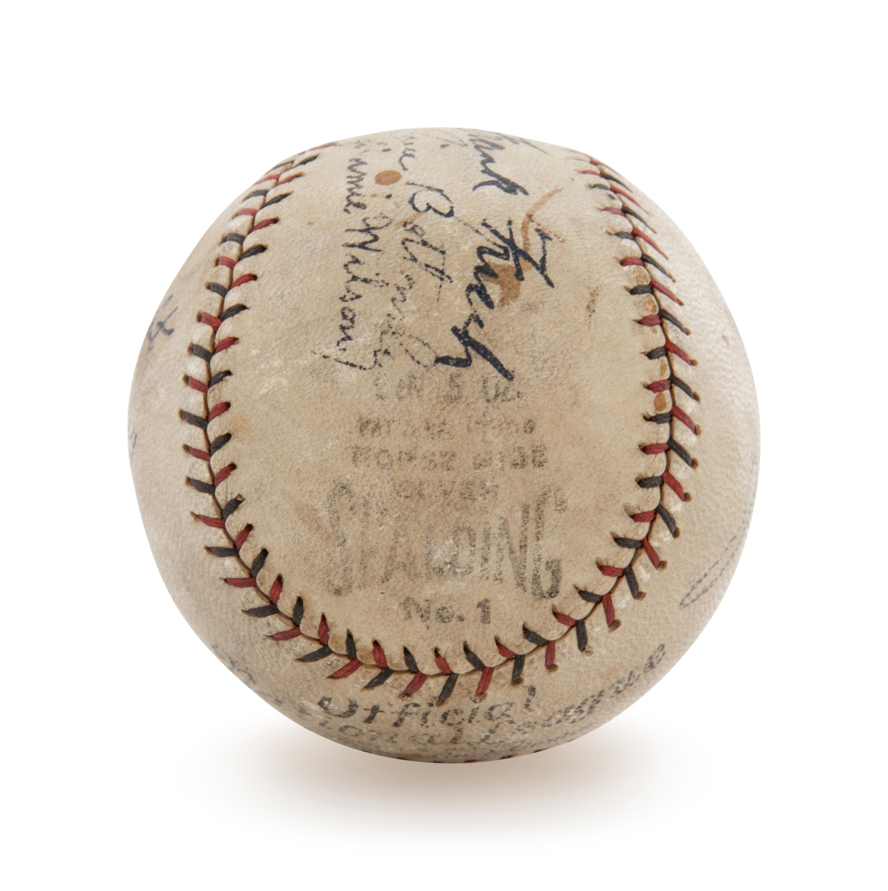 A 1930s St. Louis Cardinals Signed Baseball (Frank Frisch, Chick Hafey, Jim Bottomley)