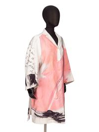 RALPH RUCCI, PRINTED SILK JACKET