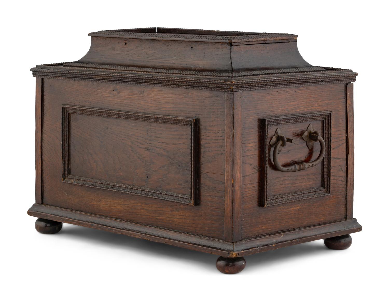 A Flemish Oak Strong Box
