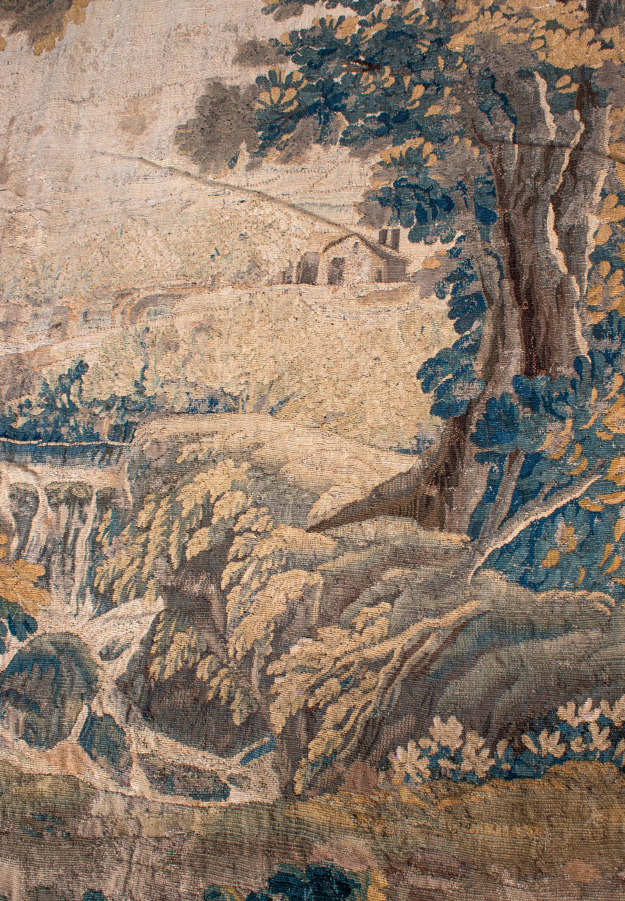 A Continental Wool Tapestry