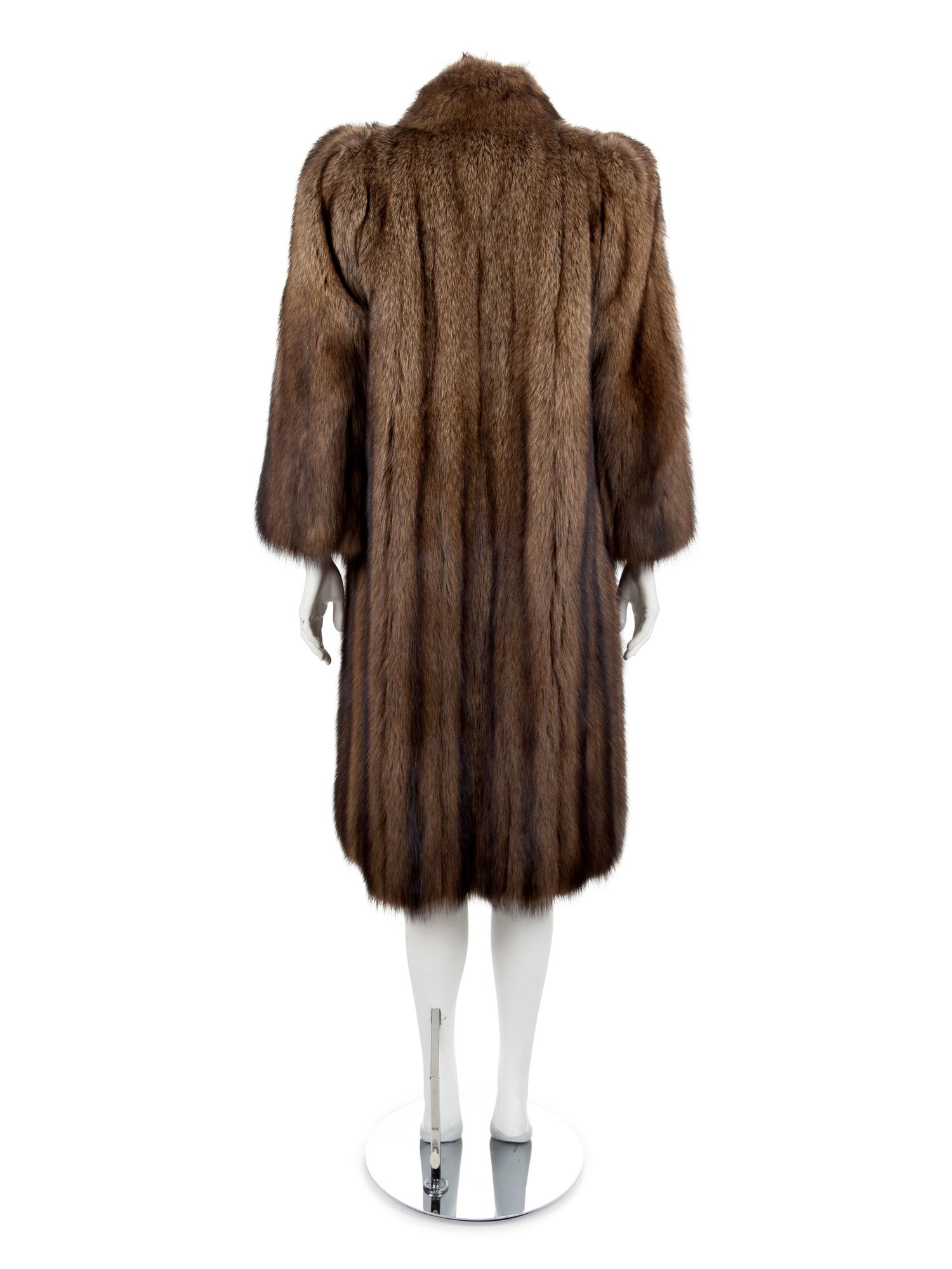 Yves Saint Laurent Fur Coat, 1970-80s