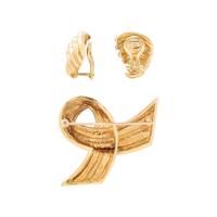 COLLECTION OF YELLOW GOLD JEWELRY