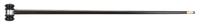 An Ebonized Presentation Cane, Height overall 36 1/2 x width of handle 3 1/8 inches.