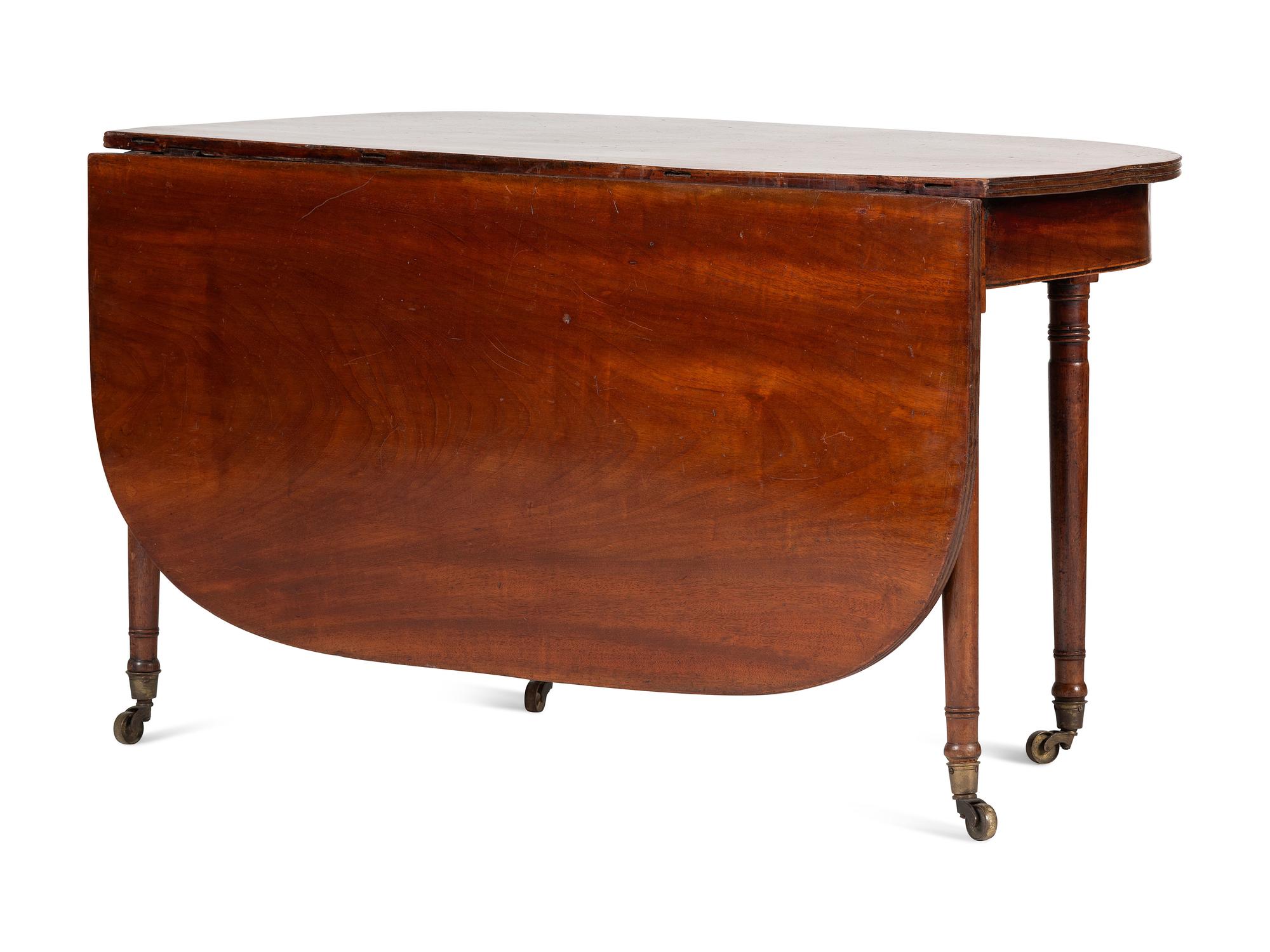 A Federal Mahogany Banquet Table
