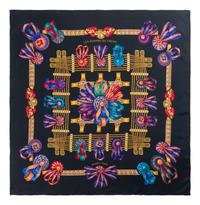 Three Hermès 90cm Silk Scarves