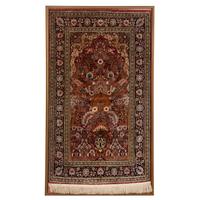 A Hereke Silk Prayer Rug