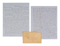 [WESTERN AMERICANA -- CIVIL WAR -- LINCOLN]. Papers of Captain Joseph Claypoole Clark, 4th US Light Artillery, Battery E, WIA Antietam, including frontier and Civil War correspondence, photography, and appointment signed by Lincoln as President.