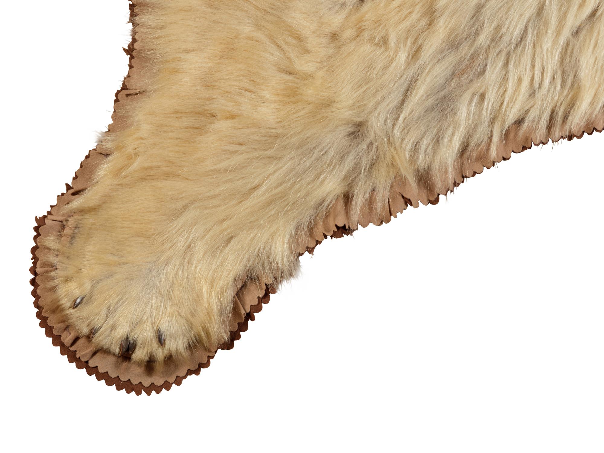 A Taxidermy Polar Bear Rug