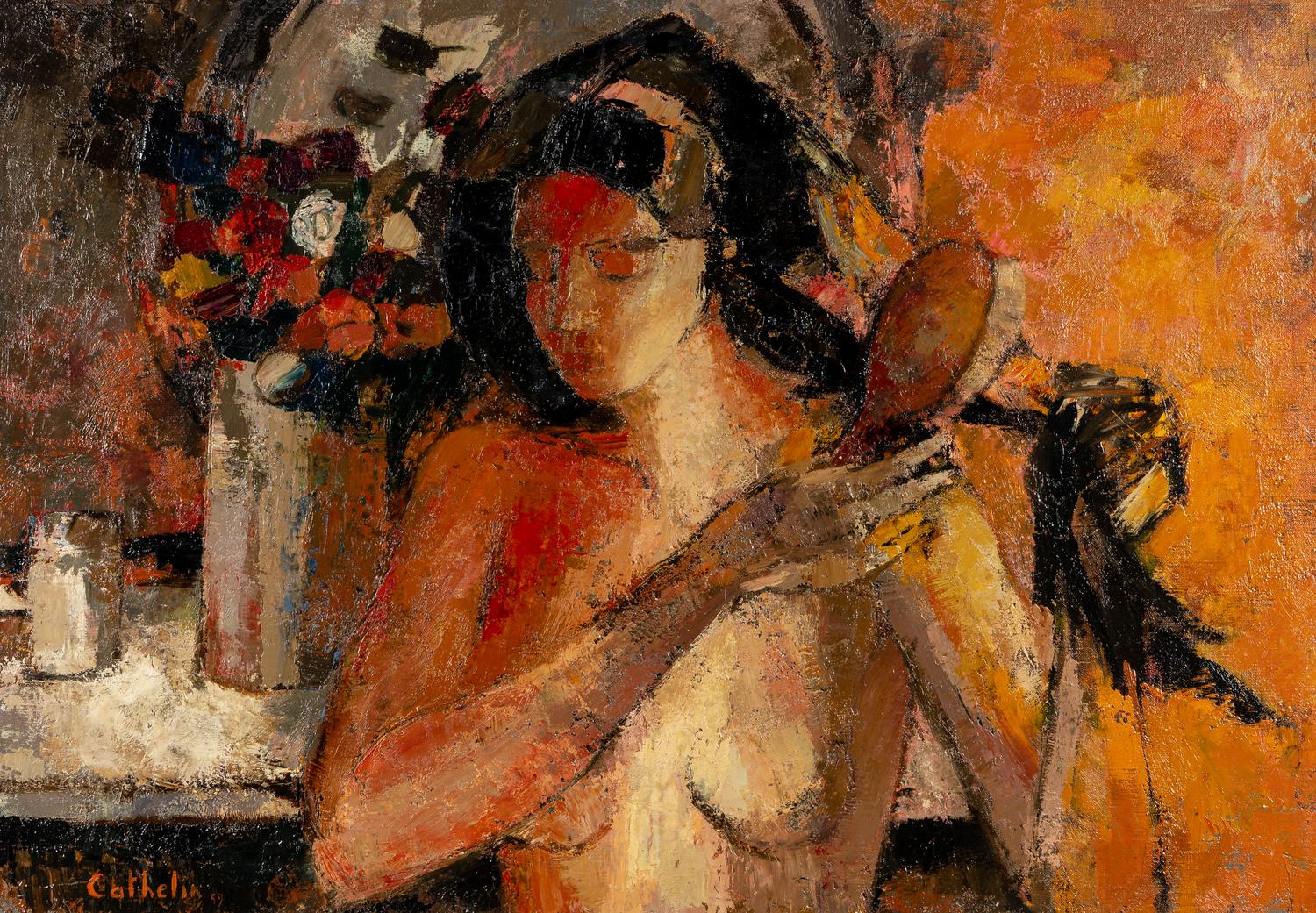 Jeune fille à la toilette