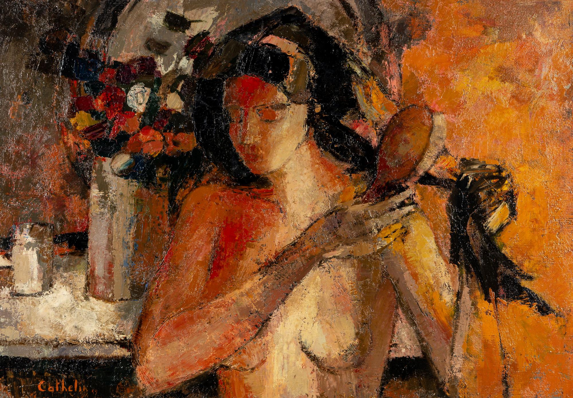 Jeune fille à la toilette