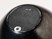 Blackware Pottery Jar, with Gunmetal Finish 1956-1965
