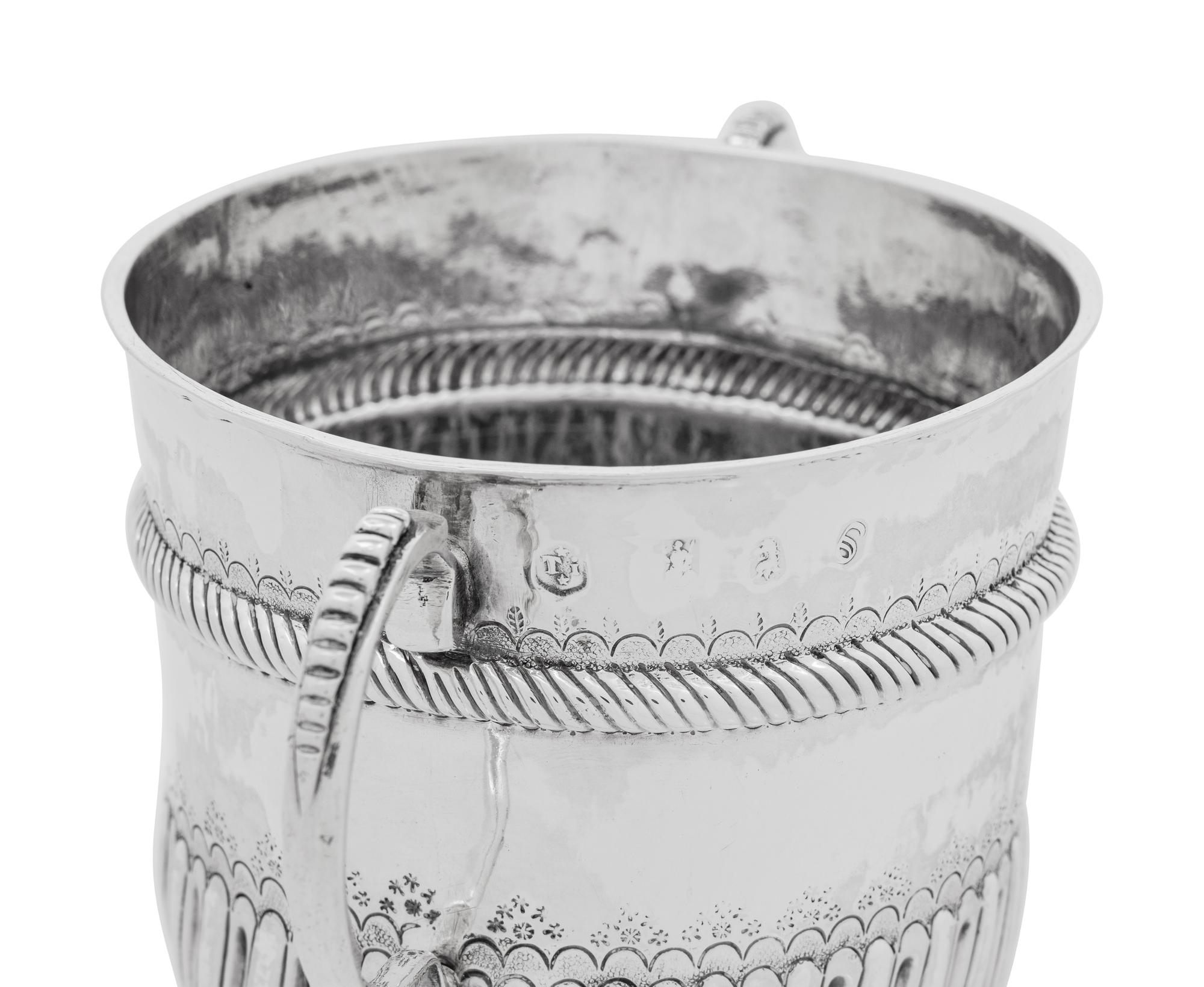 A William III Britannia Silver Caudle Cup